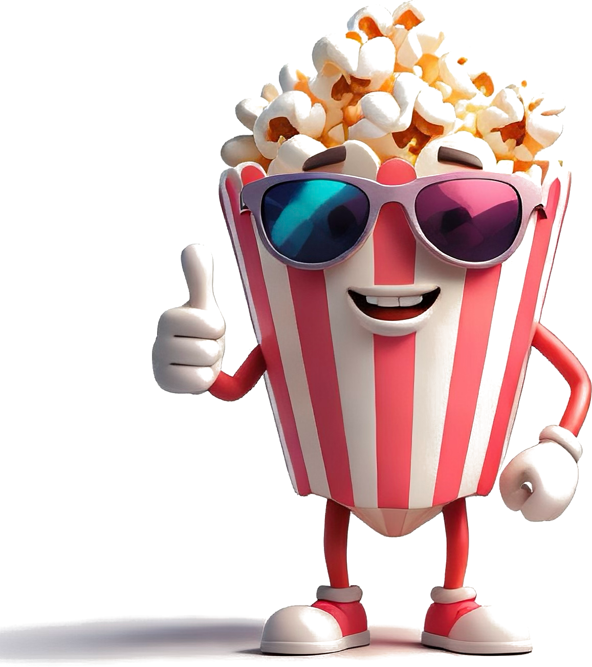 Popcorn mascot